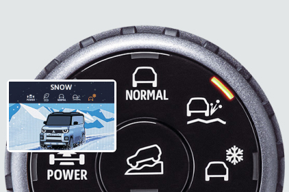 SNOWモード搭載で北海道の冬道も安定感のある走りに