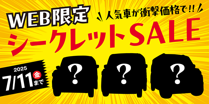 Web限定シークレットセール