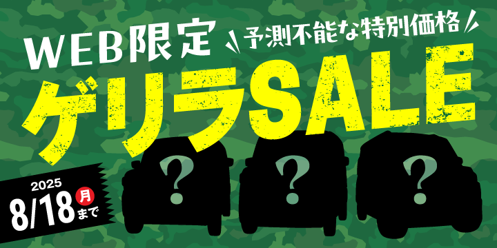 Web限定ゲリラセール