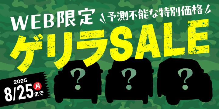 Web限定ゲリラセール