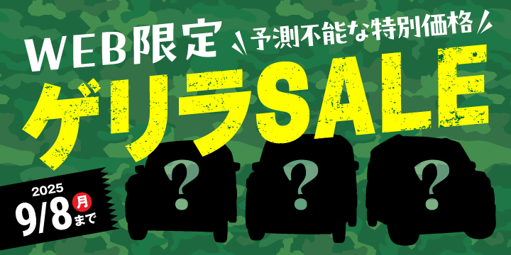 Web限定ゲリラセール