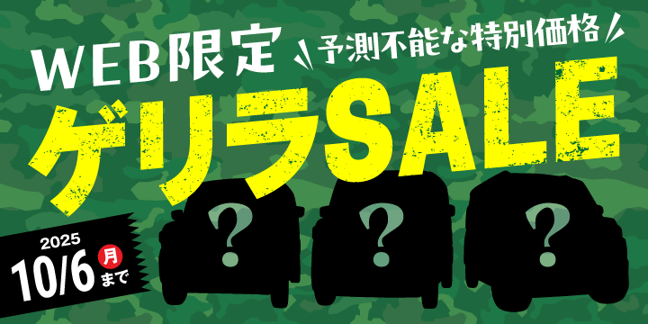 Web限定ゲリラセール