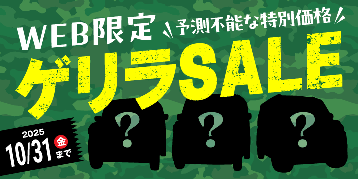 Web限定ゲリラセール