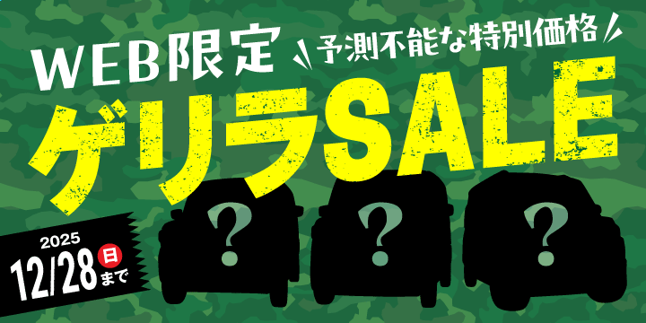 Web限定ゲリラセール