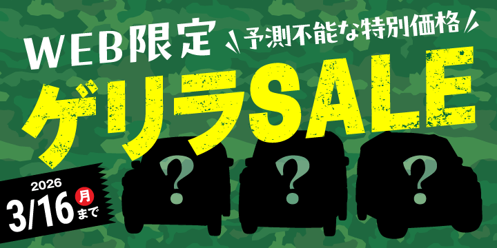 Web限定ゲリラセール